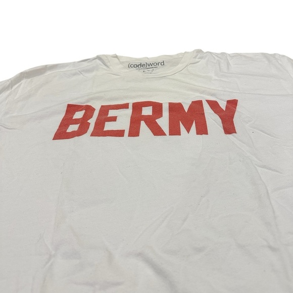 Code (word) White Bermuda Bermy T-Shirt Large - Picture 4 of 7